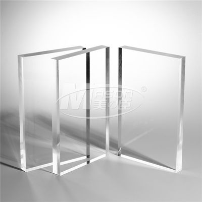 Tidak Dapat Dipecahkan Anti UV Fireproof 14mm Flame Retardant Acrylic Sheet Panel PMMA
