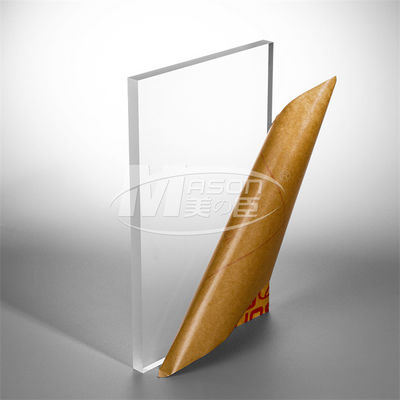 Lembaran Plexiglass Besar MMA Custom Cut Lembar Akrilik Tipis Transparan