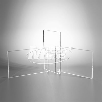 Tahan Panas 1220x2440 Mm Lembaran Plastik Akrilik Bening Pespex Untuk Penjaga Bersin