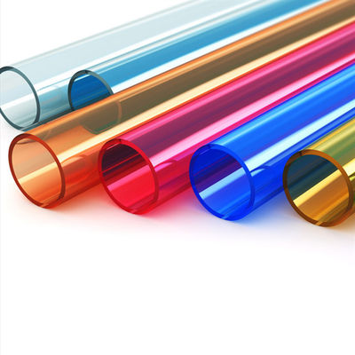 Kekuatan Mekanik Tinggi Dan Kekakuan Warna Tabung Akrilik Batang Plexiglass 2mm 2m