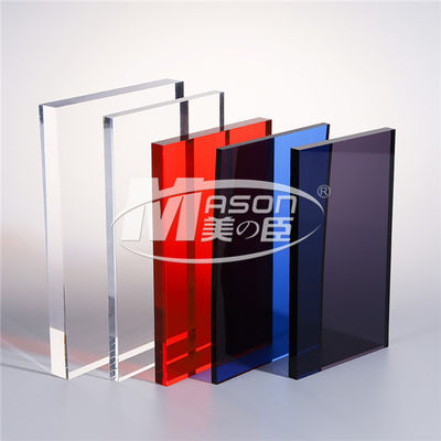 Lembaran Akrilik Warna Bening Pmma Plexi Glass Smoked Grey 4x8