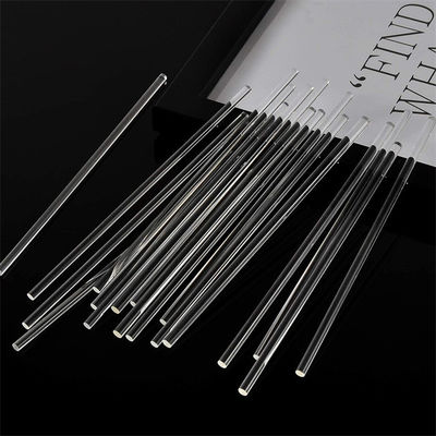 Diameter 4mm Panjang 15cm Batang Tabung Akrilik Mengusir Batang Akrilik Bulat Transparan