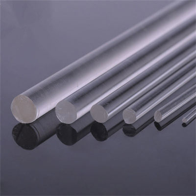 Diameter 10-90mm Panjang 2m Tabung Akrilik Batang Transparan