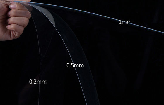 Plastik PVC Rigid Film 0.5mm Transparan PVC Rigid Sheet 1220x2440mm