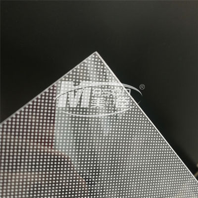 Panel Lampu Akrilik LED 1mm Untuk Panduan Lampu Seragam LED Panel Cahaya