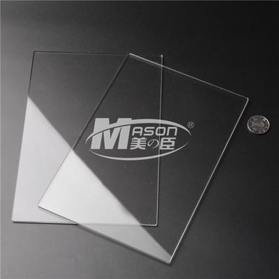 100% Bahan Perawan Bening PETG Sheet Glass Petg 0.5mm