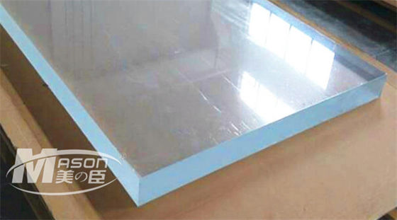 50mm Tebal Panel Plastik Bening Akuarium Plexiglass Sheets 12700x2450mm