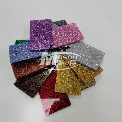 3mm 4mm 5mm Glitter Acrylic Sheet Lembar Plexiglass Berwarna