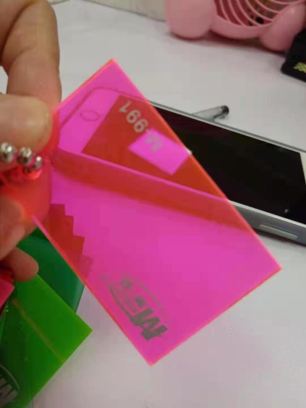 Warna 3mm 5mm Hot Sale Acrylic Plate warna pink Lembar Akrilik
