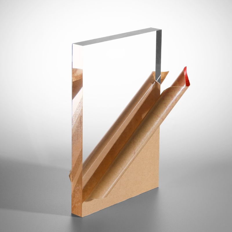 OLEG Eksterior Interior Akrilik Lembaran Potong UV Cetak Tekuk Potong Laser