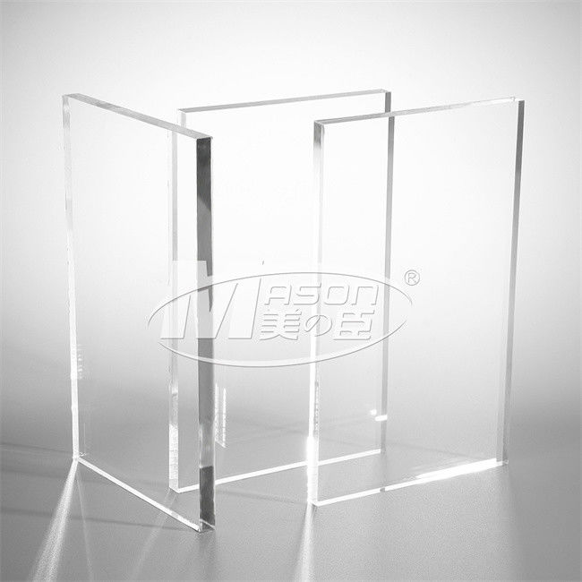 4mm 1220x2440mm Lembaran Akrilik Bening Transparan Tinggi Glossy