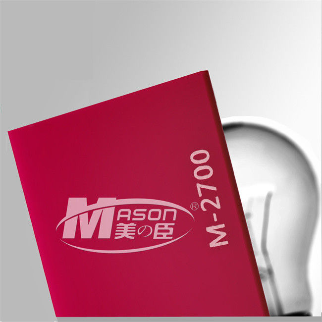 Lucite MMA 3mm 4mm 5mm Warna Lembaran Akrilik Untuk Pemotongan Laser