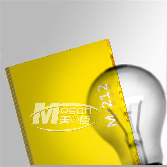 Cetak PMMA Lembaran Akrilik Neon Merah Kuning Hijau 3mm 4mm 5mm 4x8ft