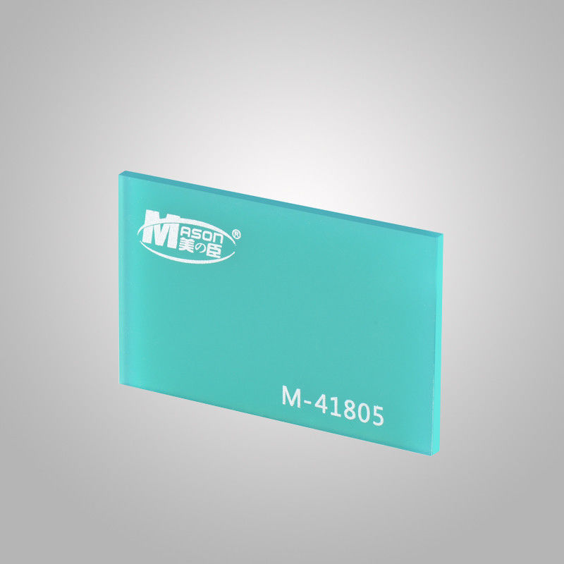 Plexiglass Warna Cast Sheets Biru 4x8ft Panel Plastik Untuk Dinding