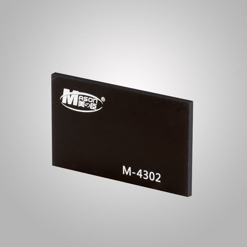 Lembaran Dinding Taman Plastik Hitam Lembaran Akrilik 1220x2440mm 4*8FT