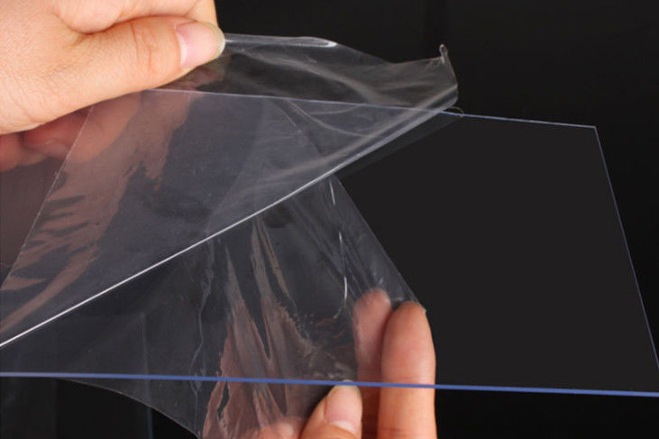 0.3mm 0.5mm Lembaran PVC Kaku Transparan 4x8 Ft Lembaran Plastik
