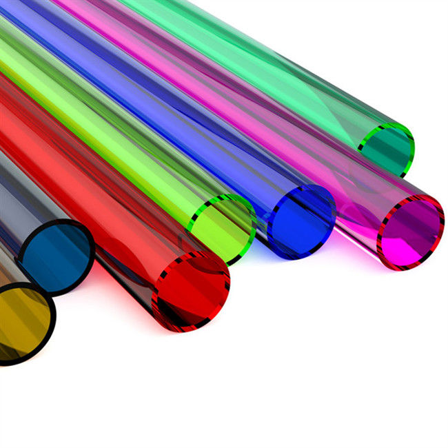 4mm 5mm 6 mm Disesuaikan Setiap Ukuran Warna Pipa Tabung Akrilik Plastik Bening