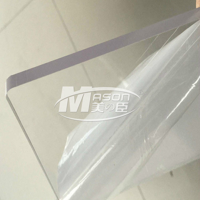 4x8 Ft Transparan 0.9mm Lembaran Plastik PETG Tipis 1.29g/cm3