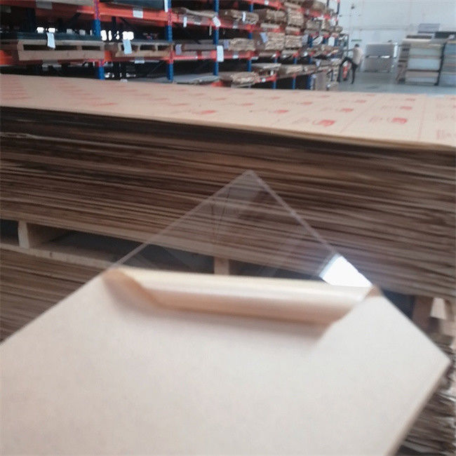 Timbal Neon Plastik Tahan UV Lapisan Ganda Tertanam Lembaran Plastik ESD 1250x2450mm