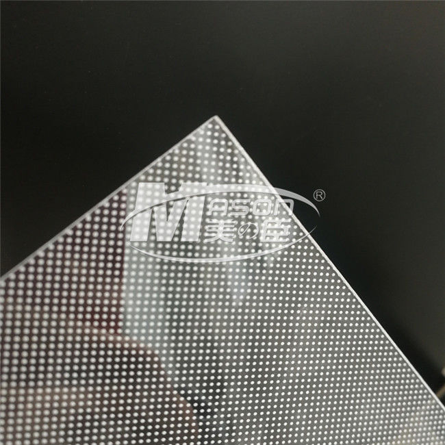 Panel Lampu Akrilik LED 1mm Untuk Panduan Lampu Seragam LED Panel Cahaya