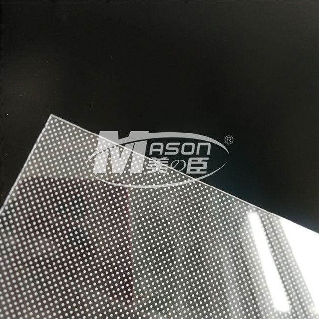 Panel Panduan Cahaya Akrilik 3mm 1220X2440mm LGP PMMA Digunakan Untuk Tanda Pencahayaan