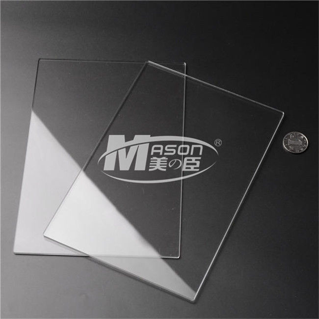 Lembaran Plastik Akrilik Bening Tahan Panas Mason Pespex Untuk Penjaga Bersin