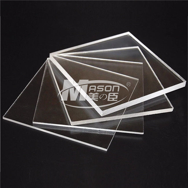 Lembar Perspex Akrilik Gloss Tinggi 3mm-20mm 1220x2440 Mm Transparan