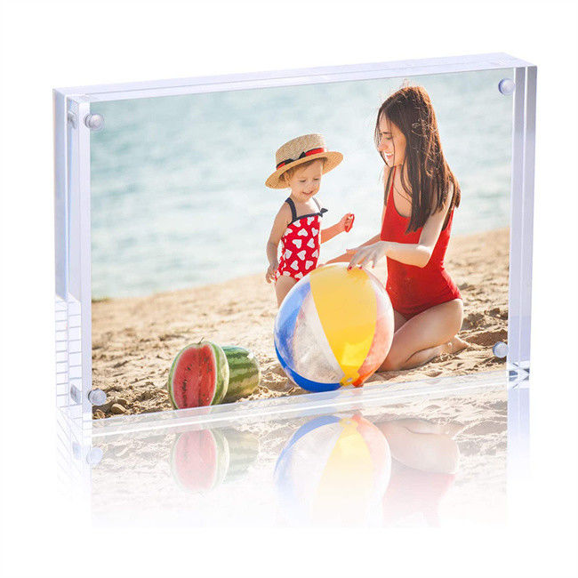 Plastik Akrilik Tahan Air Bingkai Foto Akrilik Bening 4x6 Inci 10 + 10mm