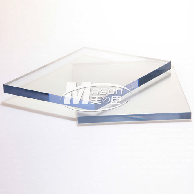 Lembaran Plastik PC 10mm Lembaran Polikarbonat Bening Ramah Lingkungan Untuk Thermoforming