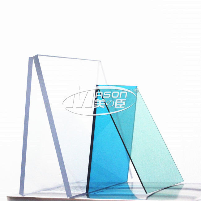Padat Transparan 1.8-10mm Clear Polycarbonate Sheet Untuk Bahan Bangunan