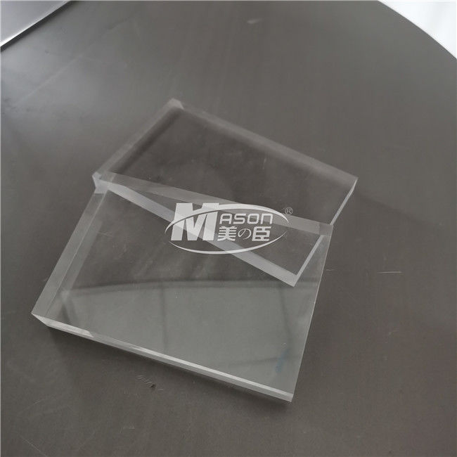 Tingkat Tinggi Lucite Fireproof Pmma Tahan Panas Lembaran Akrilik Tahan Api