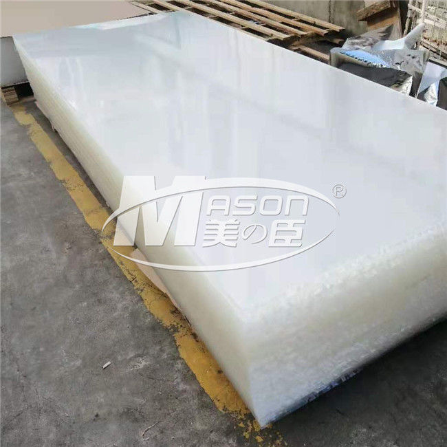 Perspex Tahan Gores 6mm 5H Hardened Cast Acrylic Sheet Bening Dengan Film PE